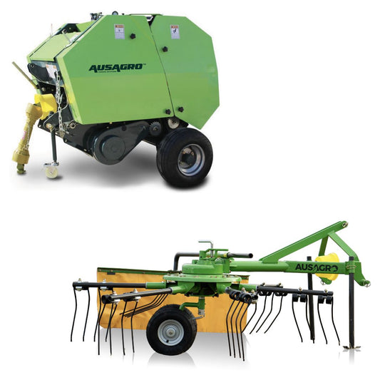 Combo Mini Rotoenfardora y Rastrillo Giroscopico