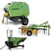 Combo Mini Rotoenfardadora, Rastrillo Giroscopico y Embaladora