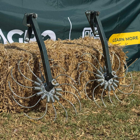 Ruedas Rastrillo Para Mini Rotoenfardadora