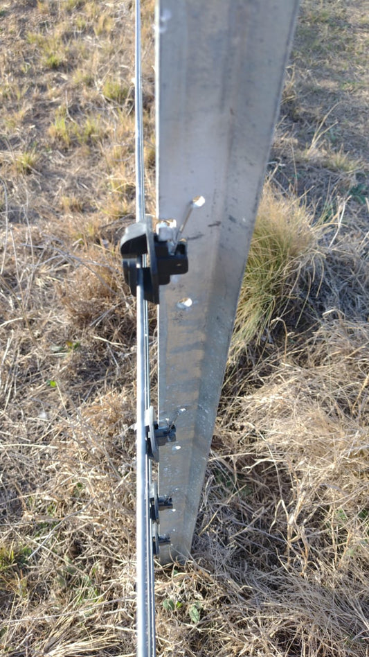 Postes Para  Electricos Con Clips y Agujeros - 1.56 mts